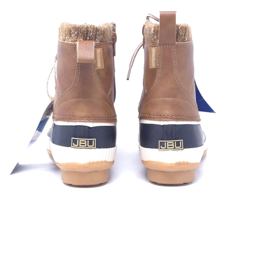 JBU Casey Waterproof Mid Calf Boot Taupe/Dark Taupe Size 8M - Picture 4 of 11